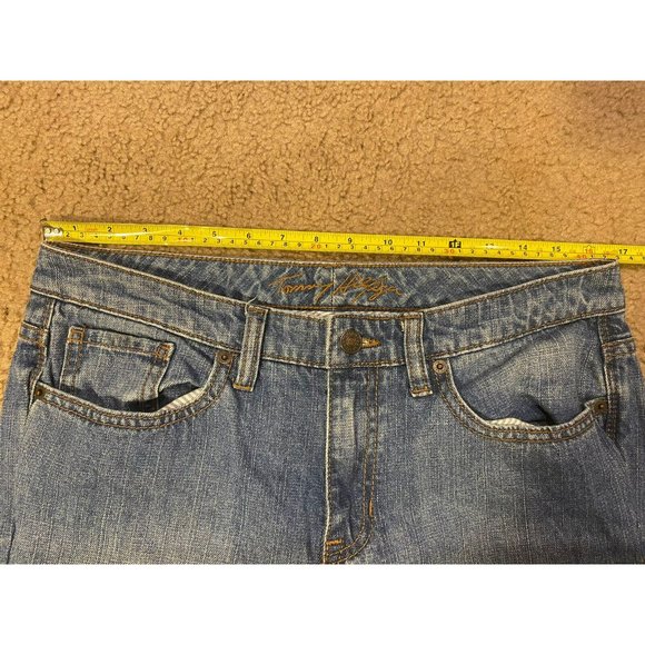 Tommy Hilfiger BoyFriend Women's Designer Blue Jeans Size 10S - Picture 5 of 8